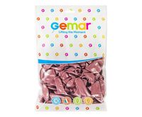 balony gemar 10" metalik różowo-złote 100szt. 7115