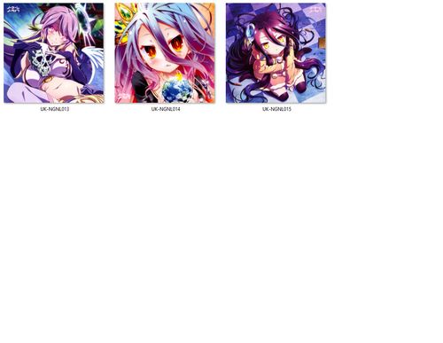 Poduszka kwadratowa No Game No Life DO WYBORU na Arena.pl