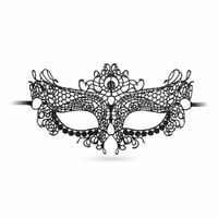 Mystica Black Lace Mask Crushious