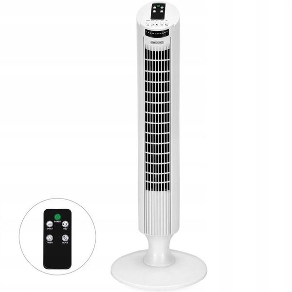 WENTYLATOR KOLUMNOWY STOJĄCY PODŁOGOWY PILOT zdjęcie 5