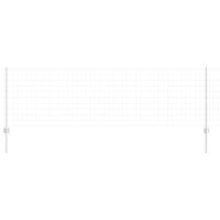 Ogrodzenie z słupkami Srebrny 0.8 x 10 m Stal