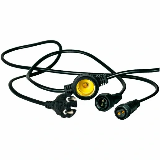 Oświetlenie 10m x10 E27 LED na płot altankę domek zdjęcie 14