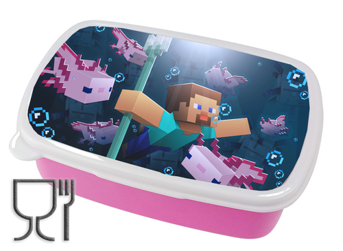 Pojemnik śniadaniowy Axolotl - Minecraft na Arena.pl