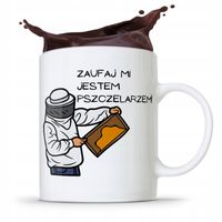 Kubek Prezent Dla Pszczelarza Zaufaj Mi! Prezent Z Nadrukiem Ze Zdjęciem