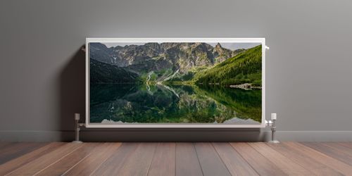 Mata MAGNETYCZNA Na Kaloryfer Górskie Jezioro PEJZAŻ 120cm x 60cm na Arena.pl