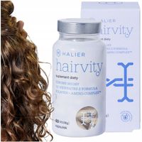 Kapsułki HALIER HAIRVITY przeciw WYPADANIU WŁOSÓW SKRZYP POLNY skóra 60 szt
