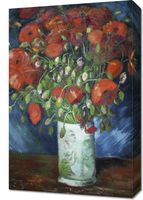 Obraz 40x60cm Vase with Poppies, Van Gogh Vintage do Salonu