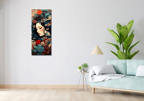 Obraz 40x100cm Szeptucha w Ogrodzie na Arena.pl