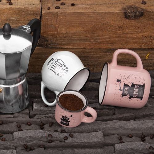 Kubek do kawy ceramiczny biały 320 ml na Arena.pl