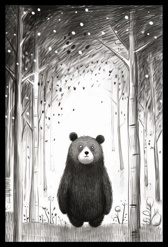 Plakat 30x45cm Ciekawski Miś na Arena.pl