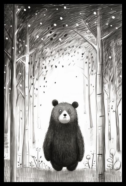 Plakat 30x45cm Ciekawski Miś zdjęcie 2