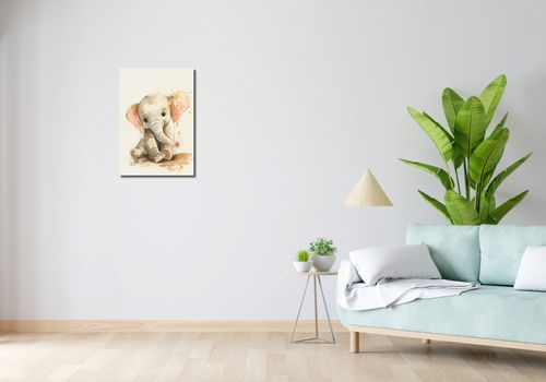 Obraz 40x60cm Siwy Słonik na Arena.pl