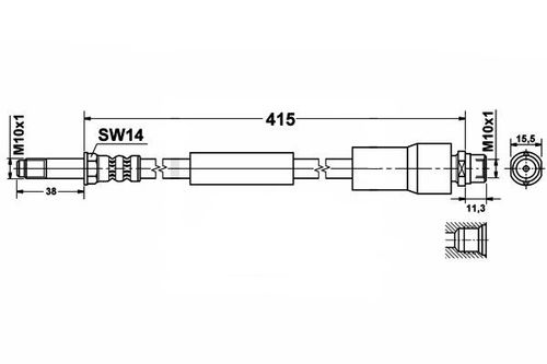 Vw Crafter Zestaw Przewodów Hamulcowych Elastycznych Gumowych na Arena.pl