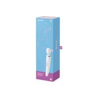 wibrator satisfyer wand-er woman (biały/chrom)