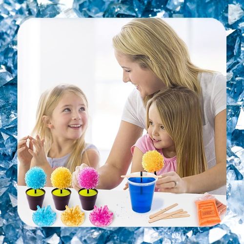 HODOWLA KRYSZTAŁÓW KRYSZTAŁY Eksperyment Edukacyjny 6 Drzewek Zestaw XXL na Arena.pl