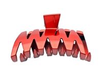 Klamra francuska do włosów czerwona 4,5x9 cm