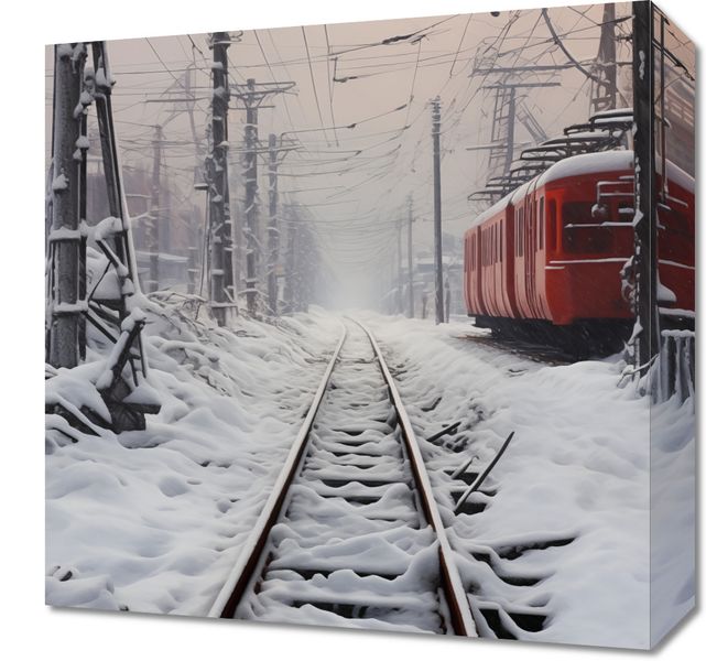 Obraz 40x40cm Podróż po Torach zdjęcie 1