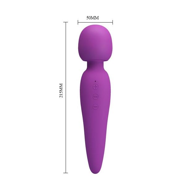 Masażer Łechtaczki Sex Różdżka Mocna Ładowana 21Cm zdjęcie 4