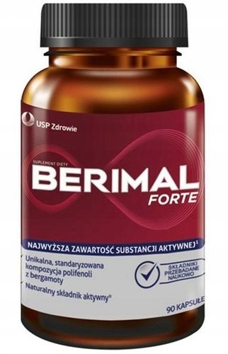 BERIMAL FORTE Suplement diety Układ Krwionośny i Metabolizm 90 kapsułek na Arena.pl