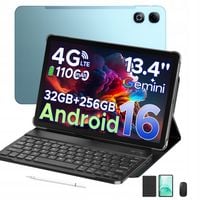 Tablet duży ekran DOOGEETabG6Max 13,4" 4GLTE 32/256GB11000mAh z klawiaturą