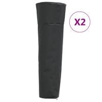 Pokrowce na grzejnik w kształcie piramidy, 2 szt., 86x47x241 cm