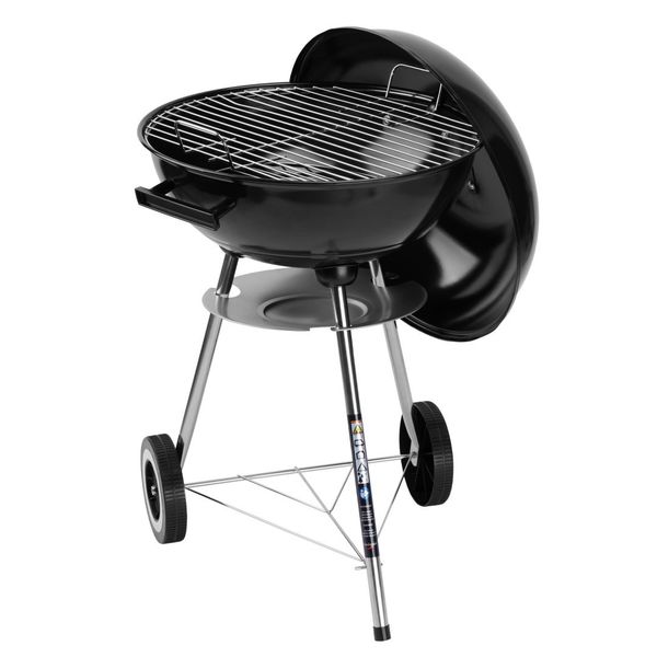 Grill węglowy ogrodowy RUND czarny zdjęcie 8