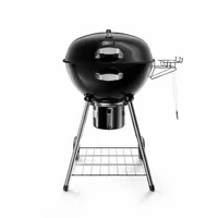 Gril ogrodowy węglowy KOLER EMBER C2 z termometrem duży okrągły popielnik