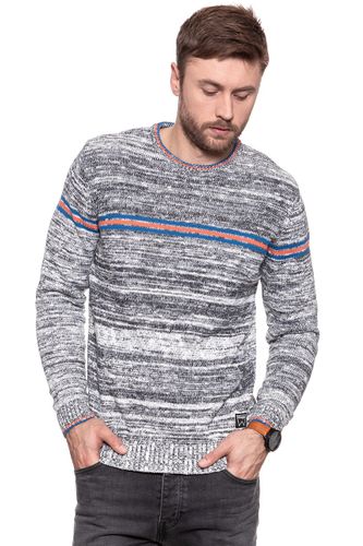 WRANGLER TWISTED CREW GREY MARL W8636QBVB M na Arena.pl