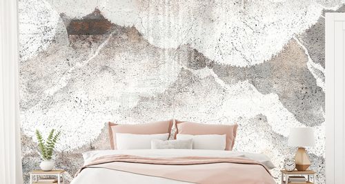 Fototapeta ABSTRAKCJA Imitacja Betonu Nowoczesny Wzór 400cm x 280cm na Arena.pl