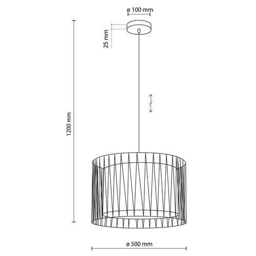lampa wisząca harmony nature 4557 tk lighting na Arena.pl