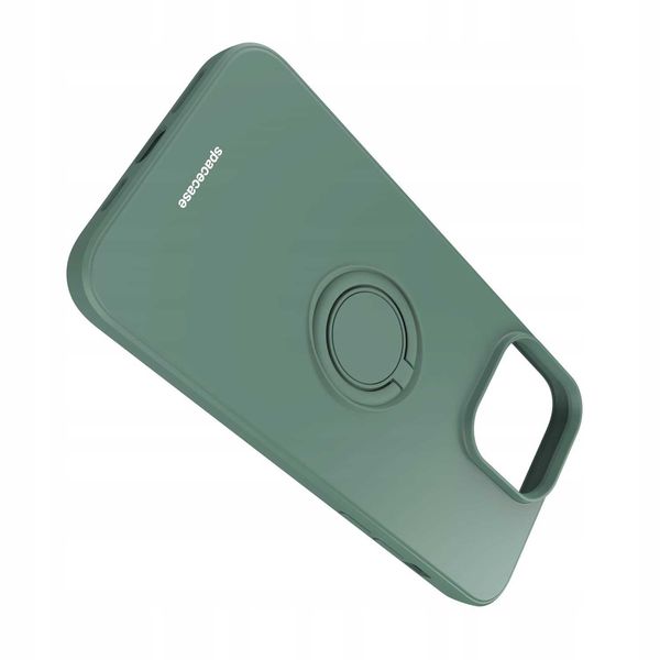 Spacecase Silicone Ring Iphone 14 Pro Max Dark Green zdjęcie 6
