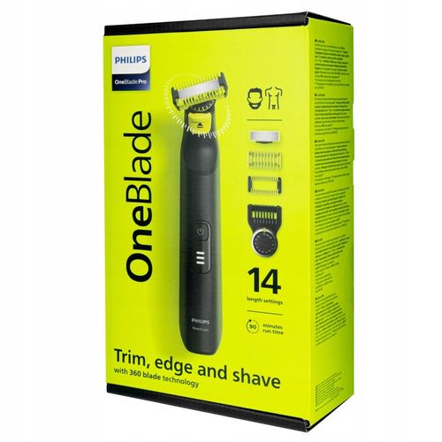 GOLARKA MĘSKA PHILIPS ONEBLADE PRO 360 MASZYNKA DO TWARZY I CIAŁA + na Arena.pl
