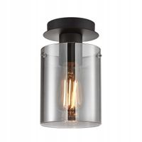 SPOT PLAFON LAMPA SUFITOWA ITALUX SARDO SPL-5581-1SC-BK-SG CZARNY / DYMIONY