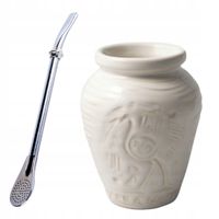 Zestaw Yerba Mate Matero AZTEK + Bombilla z Pierścieniem