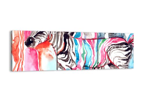 Obraz Na Płótnie - Zebra Rysunek - 90X30 Cm - Ca90X30-3075 na Arena.pl