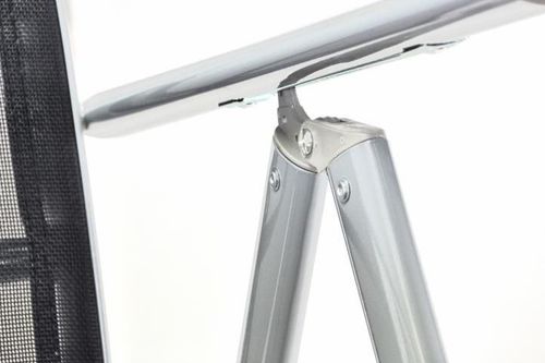 Krzesło GARTHEN rozkładane - czarne na Arena.pl