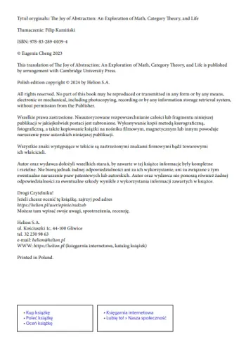 Radość z abstrakcji. O matematyce, teorii ... na Arena.pl