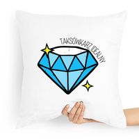 Poduszka Prezent Dla Taksówkarza Idealnego Taxi Z Nadrukiem Ze Zdjęciem