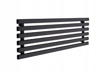 Grzejnik poziomy HORYZONT6 45x120 czarny mat