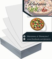 Ulotki A4 reklamowe firmowe 5000szt dużo wzorów do wyboru PIZZERIA WŁOSKA