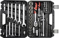 KLUCZE NASADOWE 1/4 1/2 PŁASKIE ZESTAW YATO 82el