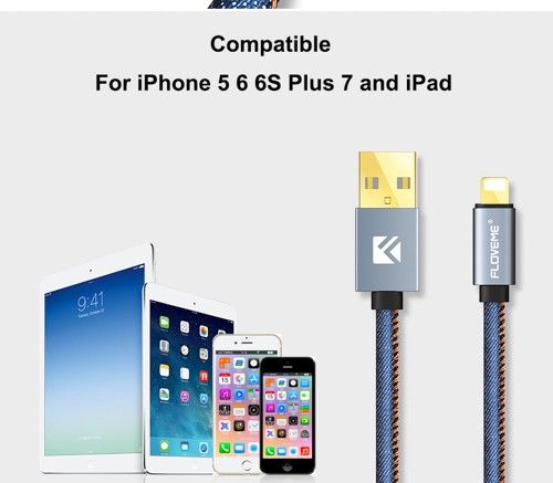 Kabel FLOVEME DENIM - Apple Lighting na Arena.pl