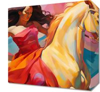 Obraz 30x30cm Taniec na Wietrznym Koniu