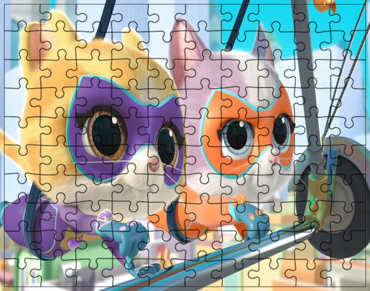 Puzzle Super Kotki zdjęcie 1