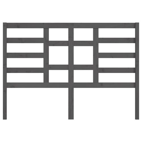 Wezgłowie łóżka, szare, 166x4x104 cm, lite drewno sosnowe na Arena.pl