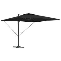 Parasol plażowy Czarny 286 x 285 x 270 cm Aluminium