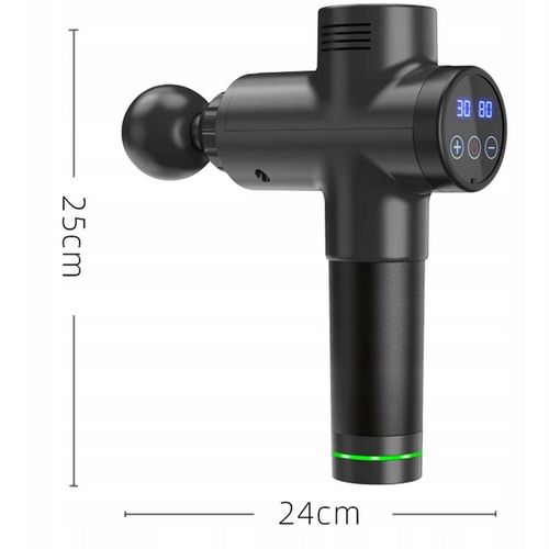 PISTOLET DO MASAŻU MASAŻER DO PLECÓW MIĘŚNI CIAŁA Z WYŚWIETLACZEM LCD na Arena.pl