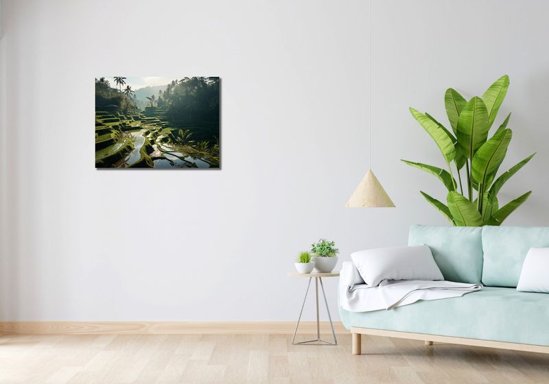Obraz 70x50cm Zielone Sanktuarium zdjęcie 2
