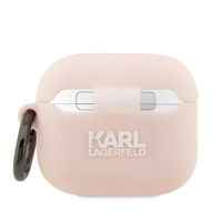 karl lagerfeld kla3runchp airpods 3 cover różowy/pink silicone