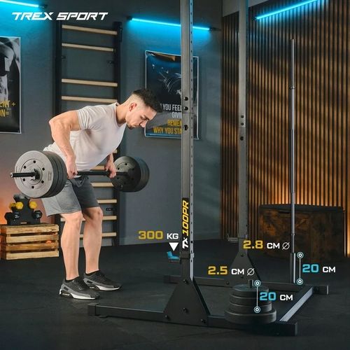 Drążek stacjonarny do podciągania poręcze do ćwiczeń dipów 300kg Trex na Arena.pl